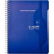 Répertoire spirale 17x22, 180 pages, 5x5, 70g, Coloris aléatoires, Calligraphe - Ma Rentrée Facile