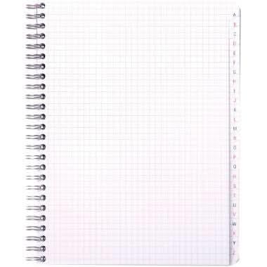 Répertoire spirale 17x22, 180 pages, 5x5, 70g, Coloris aléatoires, Calligraphe - Ma Rentrée Facile