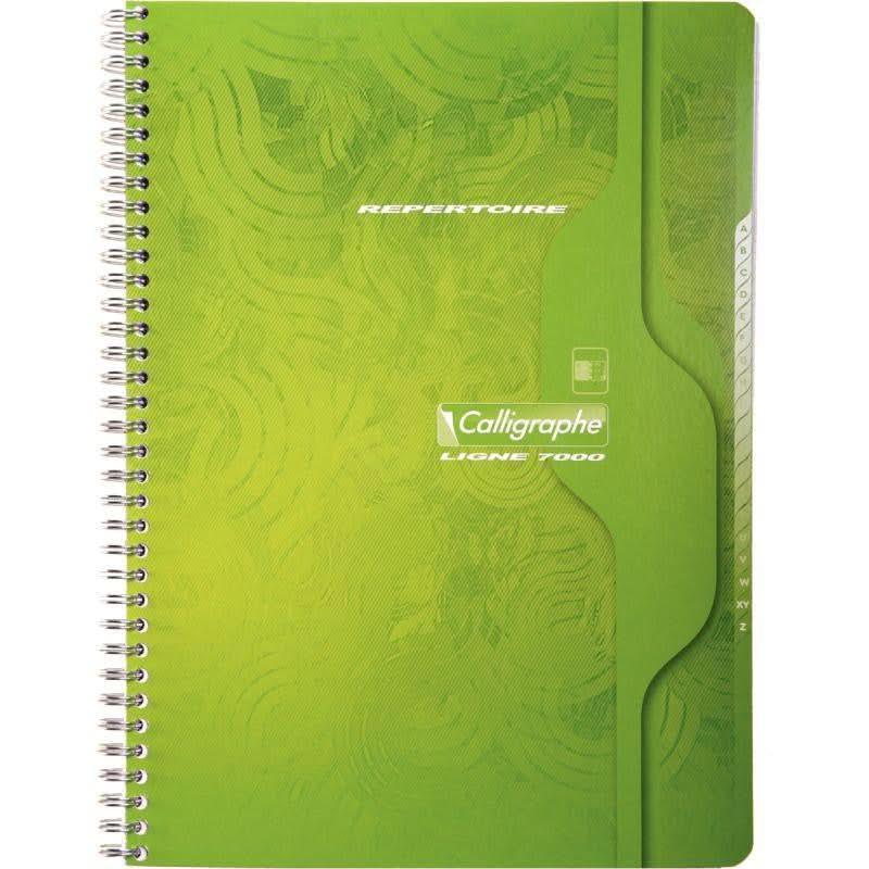 Répertoire spirale 21x29.7, 100 pages, 5x5, 70g, coloris aléatoire, Calligraphe - Ma Rentrée Facile