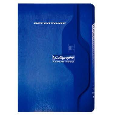 Répertoire 17x22, 96 pages, 5x5, 70g, coloris aléatories, Calligraphe - Ma Rentrée Facile
