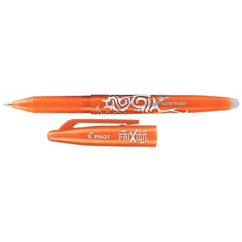 Roller effaçable Frixion Ball pointe moyenne orange - Ma Rentrée Facile