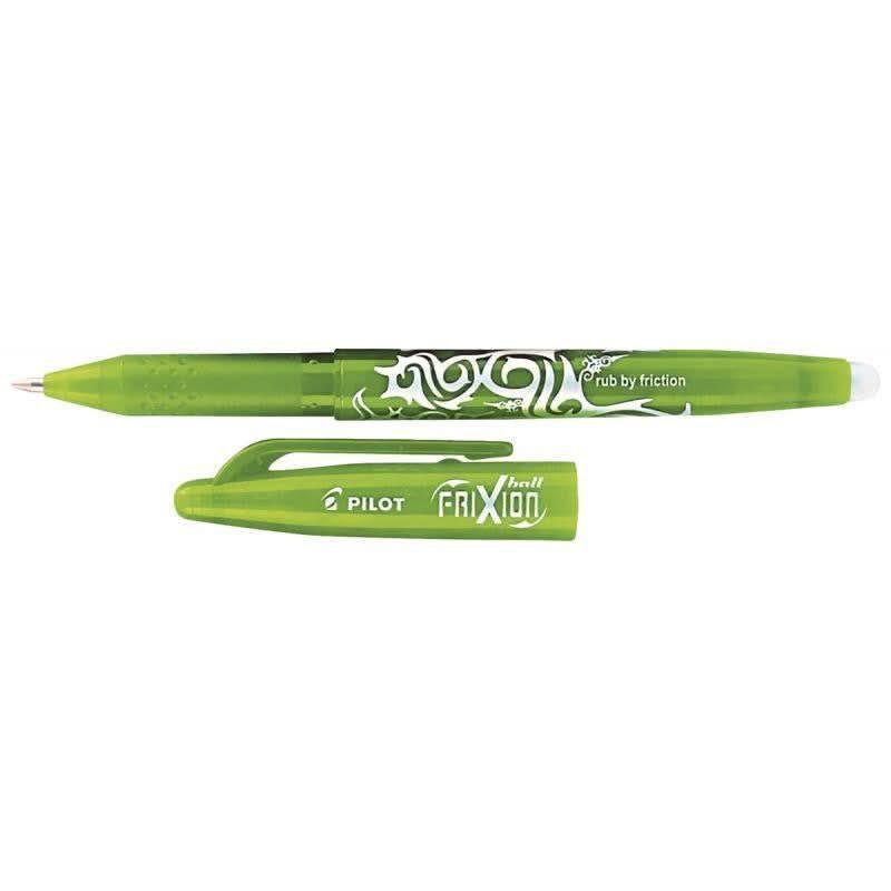 Roller effaçable Frixion Ball pointe moyenne vert pomme - Ma Rentrée Facile
