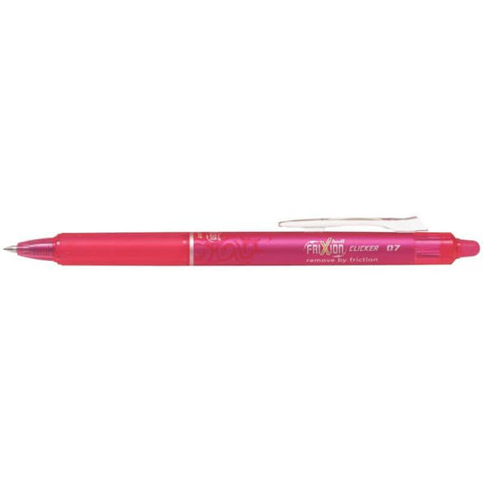 Roller effaçable Frixion Clicker rétractable pointe moyenne rose - Ma Rentrée Facile