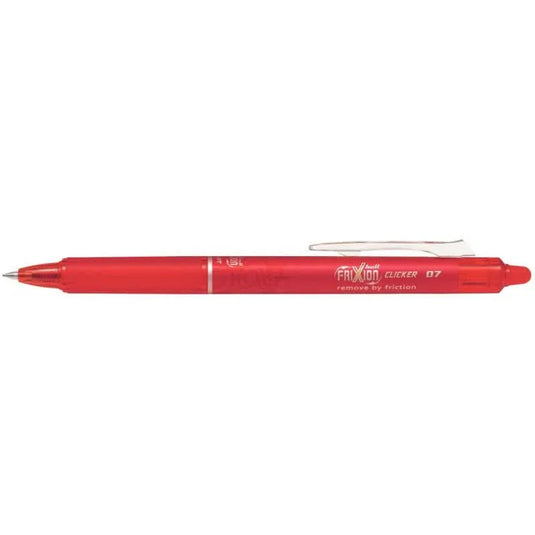 Roller effaçable Frixion Clicker rétractable pointe moyenne rouge - Ma Rentrée Facile