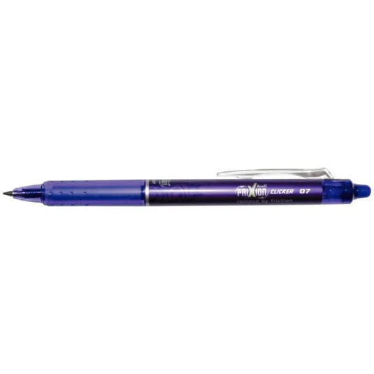 Roller effaçable Frixion Clicker rétractable pointe moyenne violet - Ma Rentrée Facile
