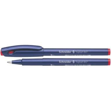 Roller Schneider TopBall 847, pointe fine 0,5mm rouge - Ma Rentrée Facile