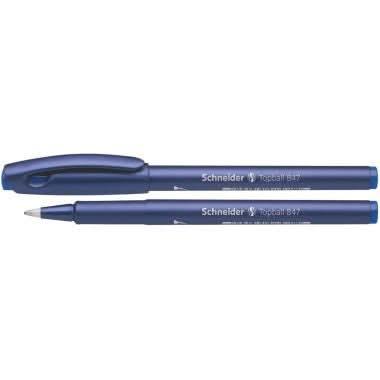 Roller Schneider TopBall 847, pointe fine, 0,5mm bleu - Ma Rentrée Facile