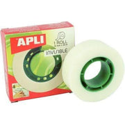 Rouleau adhésif invisible 19 mm x 33 m APLI - Ma Rentrée Facile
