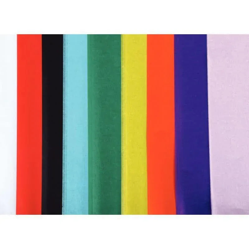 Rouleau de 24 feuilles de papier de soie 50 x 75 cm couleurs assorties - Ma Rentrée Facile