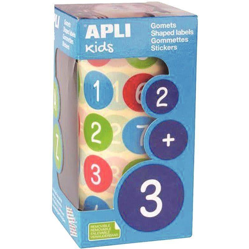 Rouleau de 900 gommettes chiffres - Ma Rentrée Facile