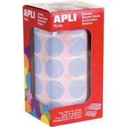 Rouleau de 1770 gommettes rondes 20mm bleu - Ma Rentrée Facile