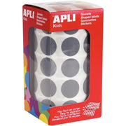 Rouleau de 1770 gommettes rondes 20mm gris - Ma Rentrée Facile