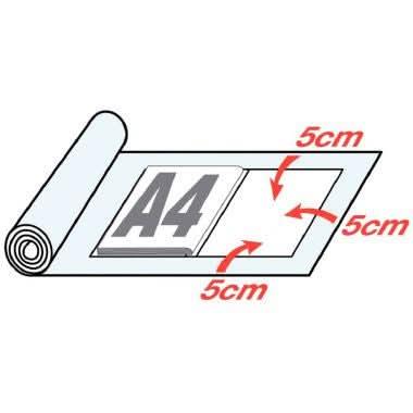 Rouleau en plastique incolore, qualité supérieure PVC 40 cm x 5,5 m - Ma Rentrée Facile