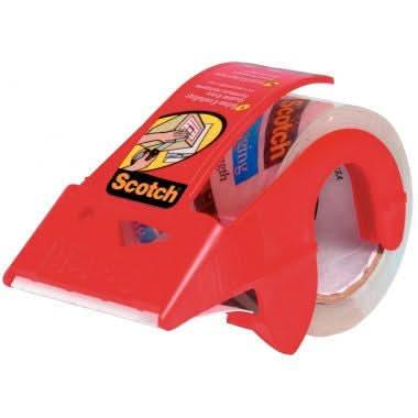 Rouleau polypropylène transparent sur dévidoir 50mmx20,3 m - Ma Rentrée Facile