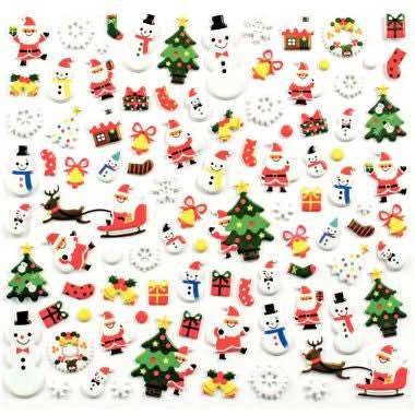 Sac de 314 stickers 3D noel - Ma Rentrée Facile