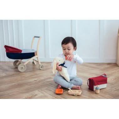 Sac repas de bébé bois, 6 pièces PLAN TOYS - Ma Rentrée Facile