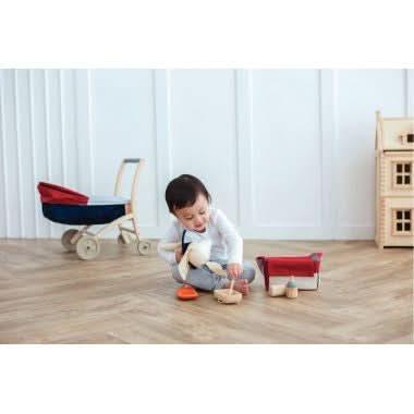 Sac repas de bébé bois, 6 pièces PLAN TOYS - Ma Rentrée Facile
