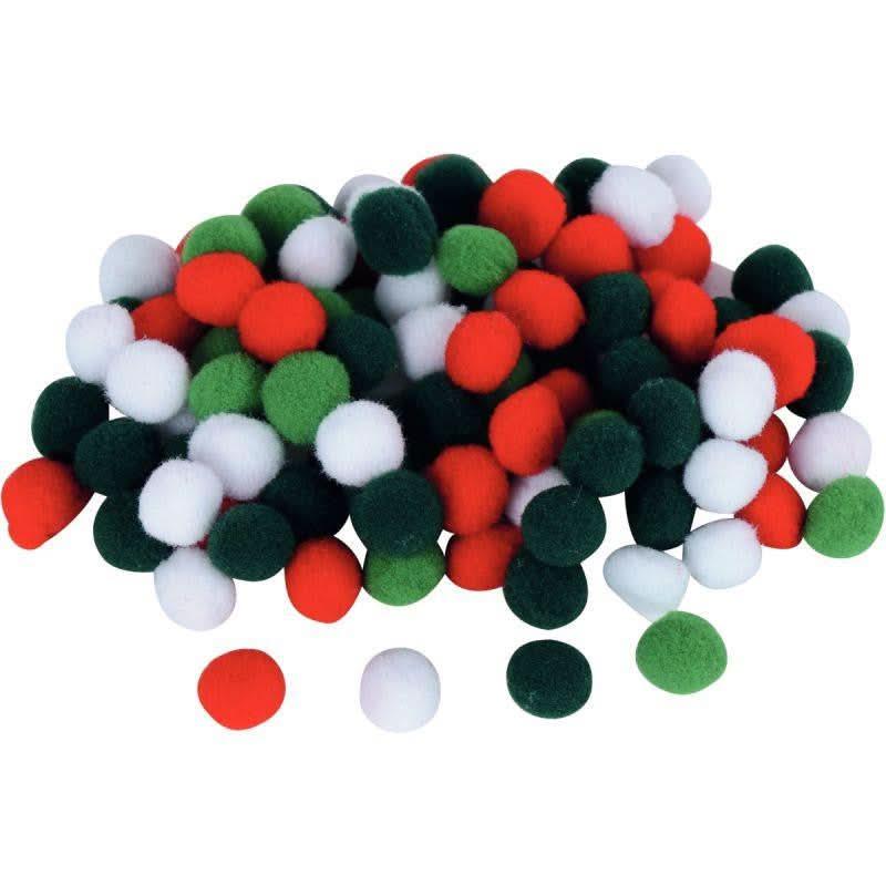 Sachet 1000 mini pompons noël - Ma Rentrée Facile
