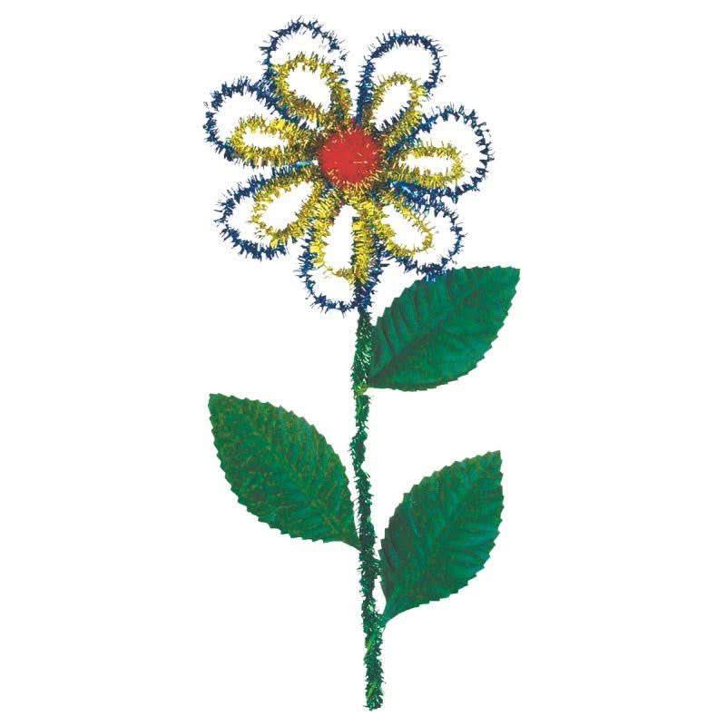 Sachet de 10 chenilles métallisées, diamètre 9mm, longueur 50cm, couleurs assorties - Ma Rentrée Facile