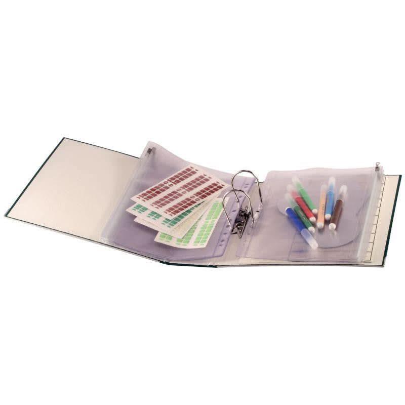 10 pochettes plastiques perforées fourre-tout avec zip, Oxford - Ma Rentrée Facile