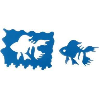 Sachet de 10 pochoirs et 10 gabarits thème de la nature - Ma Rentrée Facile