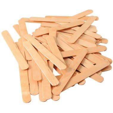 Sachet de 100 bâtonnets plats, longueur 150 mm - Ma Rentrée Facile