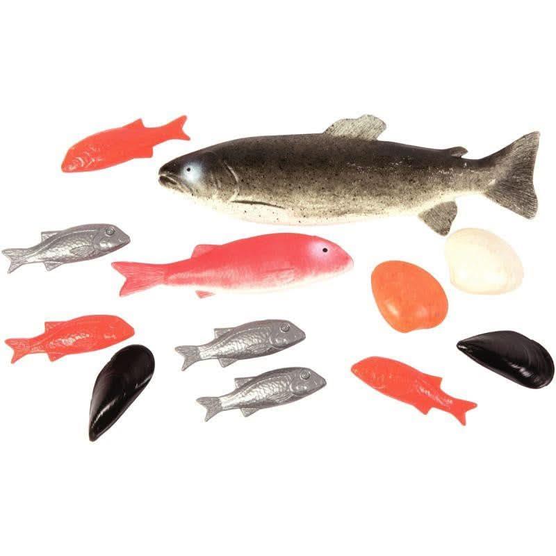 Sachet de 12 poissons en plastique - Ma Rentrée Facile