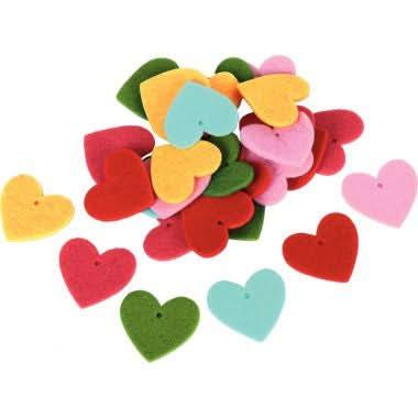 Sachet de 120 perles en feutrine de 4 formes assorties - Ma Rentrée Facile