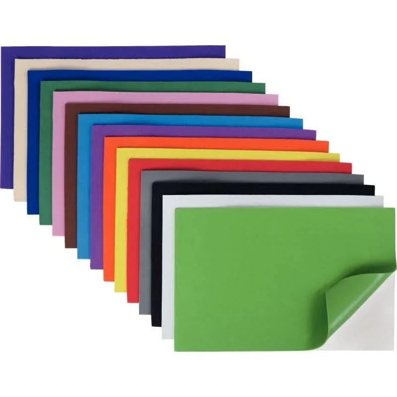 Sachet de 15 plaques caoutchouc adhésives 20x30 cm - Ma Rentrée Facile