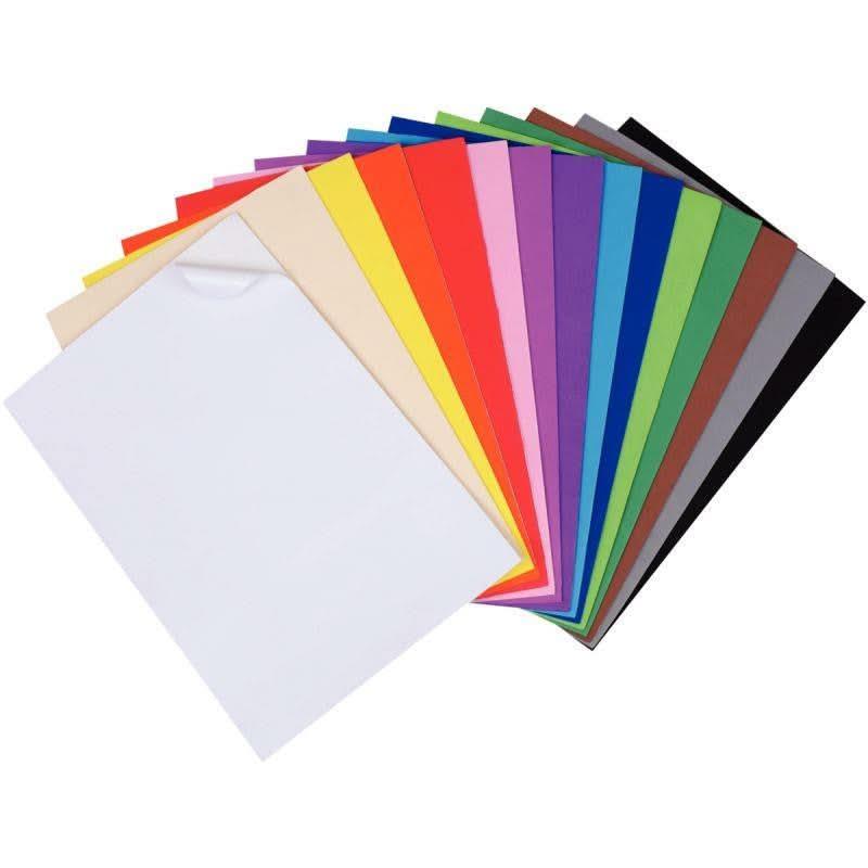 Sachet de 15 plaques caoutchouc adhésives 20x30 cm - Ma Rentrée Facile