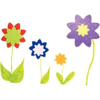 Sachet de 150 fleurs en feutrine adhésives - Ma Rentrée Facile