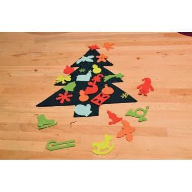 Sachet de 150 formes de Noël en feutrine adhésives - Ma Rentrée Facile