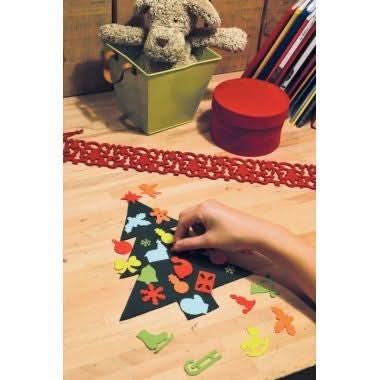 Sachet de 150 formes de Noël en feutrine adhésives - Ma Rentrée Facile