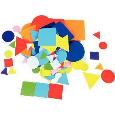 Sachet de 150 formes géométriques en feutrine adhésives - Ma Rentrée Facile
