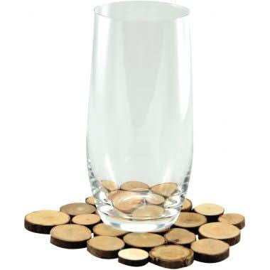 Sachet de 1kg de rondelles en bois diamètres assortis - Ma Rentrée Facile