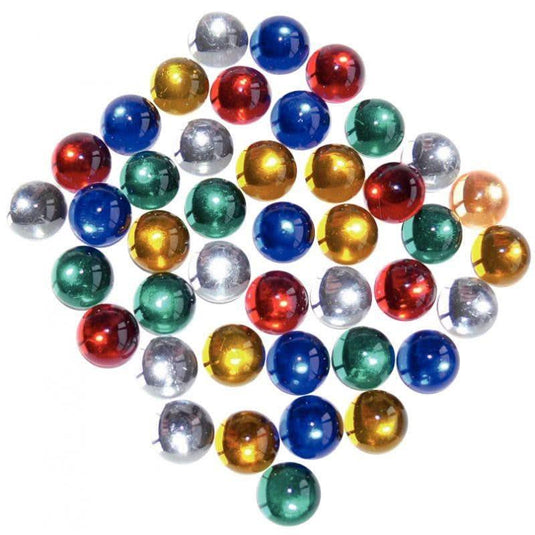 Sachet de 200 pierre décoratives imitation verre adhésives, diamètre 1 cm, couleurs assorties - Ma Rentrée Facile