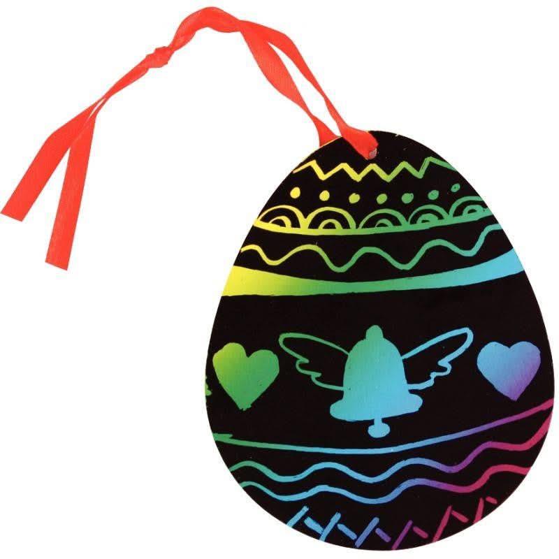 Sachet de 26 formes de Pâques à gratter - Ma Rentrée Facile