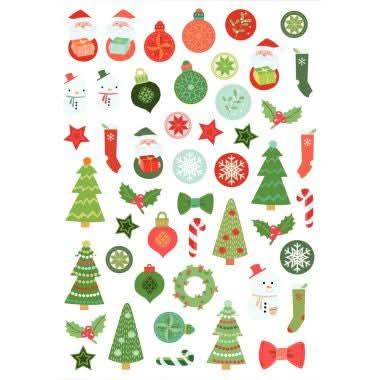 Sachet de 346 gommettes Noël assorties - Ma Rentrée Facile