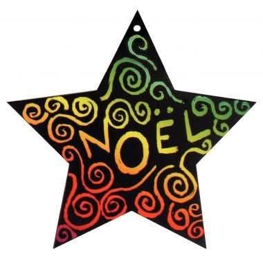 Sachet de 39 formes de Noël à gratter - Ma Rentrée Facile