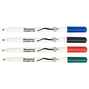 Sachet de 4 feutres effaçables a sec pointe fine couleurs assortis - Ma Rentrée Facile