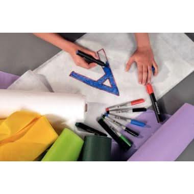 Sachet de 45 feuilles de support intissé, 30,5x45,7cm, Smart Fab - Ma Rentrée Facile