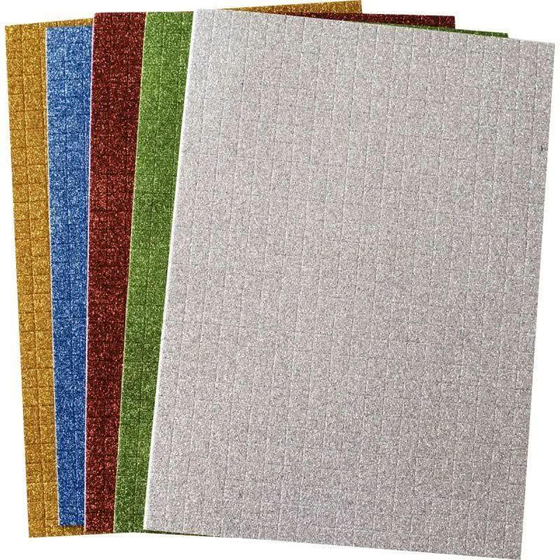 Sachet de 5 feuilles de mosaïque en mousse format 20 x 30 cm - Ma Rentrée Facile