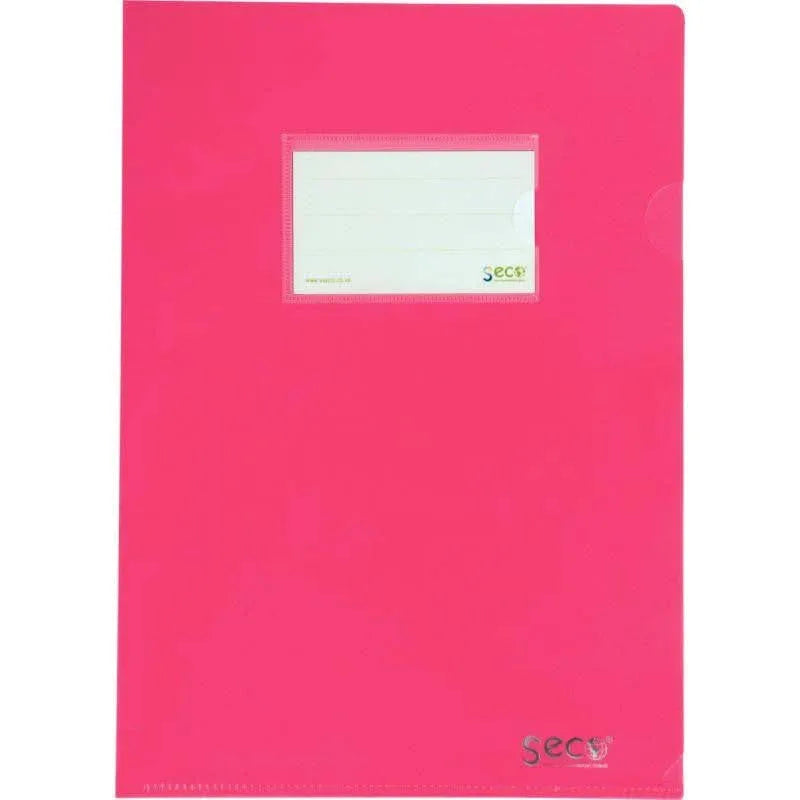 5 pochettes coin en polypropylène opaque recyclable, coloris assortis - Ma Rentrée Facile