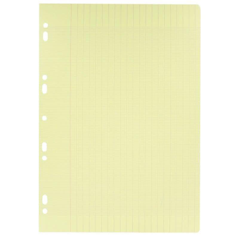 50 feuillets mobiles (100 pages) format 21x29,7cm séyès 80g jaune, Calligraphe - Ma Rentrée Facile