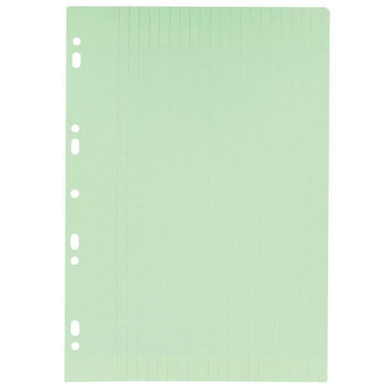 50 feuillets mobiles (100 pages) format 21x29,7cm séyès 80g vert, Calligraphe - Ma Rentrée Facile