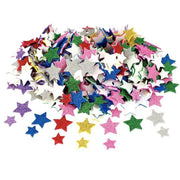 Sachet de 500 étoiles pailletées en mousse de caoutchouc adhésives - Ma Rentrée Facile