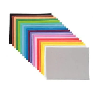 Sachet de 60 plaques de caoutchouc, 14,8 x 21 cm, coloris assortis - Ma Rentrée Facile