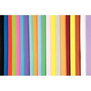 Sachet de 60 plaques de caoutchouc, 14,8 x 21 cm, coloris assortis - Ma Rentrée Facile