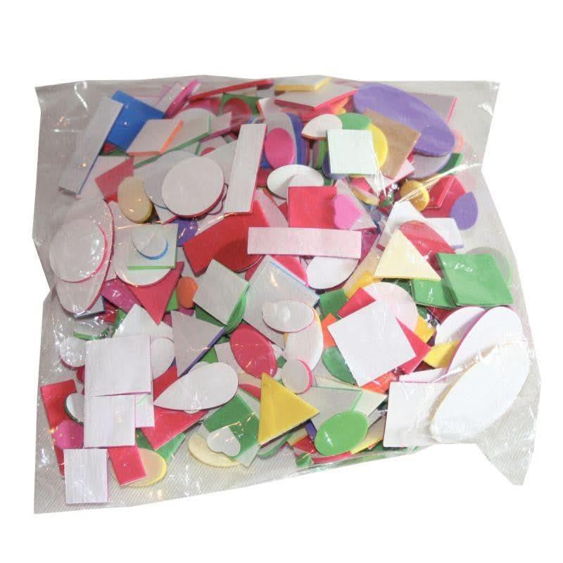 720 formes variées en mousse de caoutchouc souple et adhésif - Ma Rentrée Facile