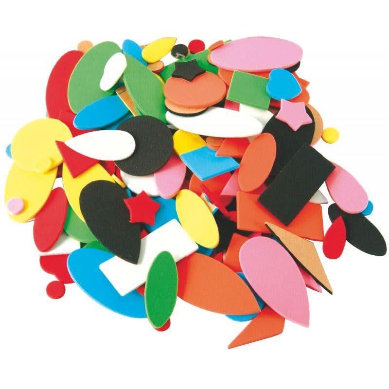 720 formes variées en mousse de caoutchouc souple et adhésif - Ma Rentrée Facile